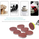60 Pcs Sanding Paper Grinding Wheel With 50Mm Polishing Pad Adapter, Grits  M3W1