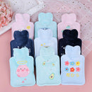 350ML Cartoon Animal And Flower Plush Hand Warmers Bag PVC Hot Water Bottle