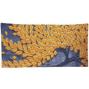 Fashion Cotton and linen Square Pillow cases Gray + yellow flowers B6Q9