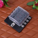32V Auto Car Boat 8Way Circuit Standard ATO ATC Blade Fuse Box Block Holder