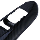 Car Door Window Control Lift Switch Panel Frame Cover Trim Carbon Black Car