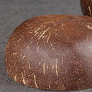 6Pcs/Set Natural Coconut Shell Key Candy Dish Table Key Storage Section Coc