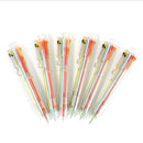 Multi-Color 8 In 1 Color Ballpoint Pen Ball Point Pens Kids School Office Sup 3C