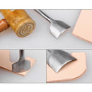 9Pcs Diy 1/4 Handwork Leather Tool Belt Round Fillet Shaped Punch Tail Cut