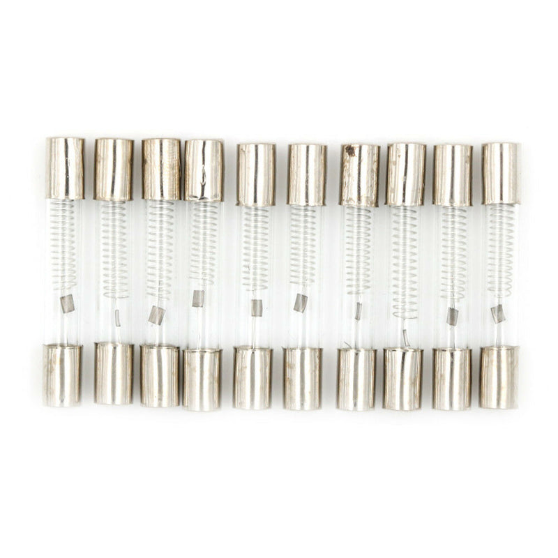 10Pcs 6 x 40mm Axial Glass 900mA 0.9A 5KV Fuse Tubes for Microwave Oven A Gw