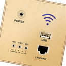 In-Wall Wifi Wireless Router Socket Access Point Panel Usb Charging Smart S