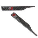 2Pc Carbon Fiber Rearview Mirror Anti-collision Door Edge Guard Strip ProtectoOZ