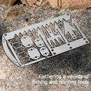 22 in 1 Multi Tool Card survival Wallet sized Camping Gear EDC Emergency Hiking