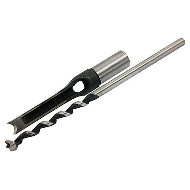 1/2" Hollow Square Mortiser Chisel Auger Drill Bit Tool