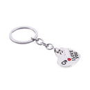 Arrow & "I Love You" Heart & Key Lovers Couple Key Chain Ring Keychain Keyr A9V4