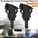 2Pcs Windshield Washer Water Nozzle Spray For Chrysler Dodge Ram 5116079AA lA3C
