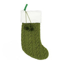 Christmas Stocking Ornaments Knitted Wool Thick Socks Hotel Home Christmas  S2R4