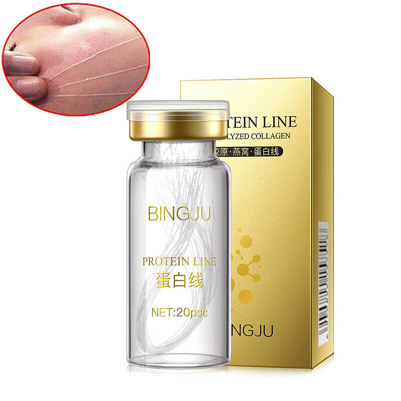 20Lines Thread No Needle Silk Fibroine Line Essence Collagen Facial Anti-Wri_kz