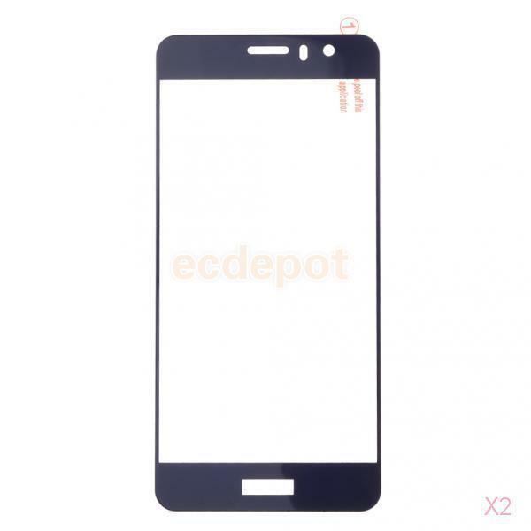 2x Full Cover Tempered Glass Screen Protector Film for Huawei Honor 8 Blue