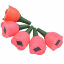 5 Pieces Solar light Multicolor Plastic Tulip LED Garden light High Simulat