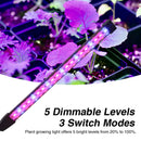 For Indoor Plants 3 Colors Flower Seedling LED Grow Light Auto On Off With Timer