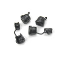 20pc 6N-4 Strain Relief Bushing SJT 18AWG T=0.5~1.6mm Nylon 66 Black JR