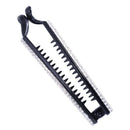 Women Bling Rhinestone Decor Black Hair Holder Clip Banana Barrette:Black + Y2A7