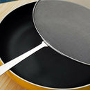 Stainless Steel Splatter Screen Handle Anti Grease Splash Scald Proof Fryin