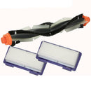 1pcs Replacement Combo Roller Brush+HEPA Filterx2 for Neato XV-21 XV Signat