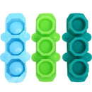 3 Pack Mini Octagon Flower Pot Silicone Molds - Succulent Plant Planter Pot