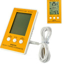 Indoor Outdoor Digital LCD Humidity Thermometer Hygrometer Meter Probe MQO