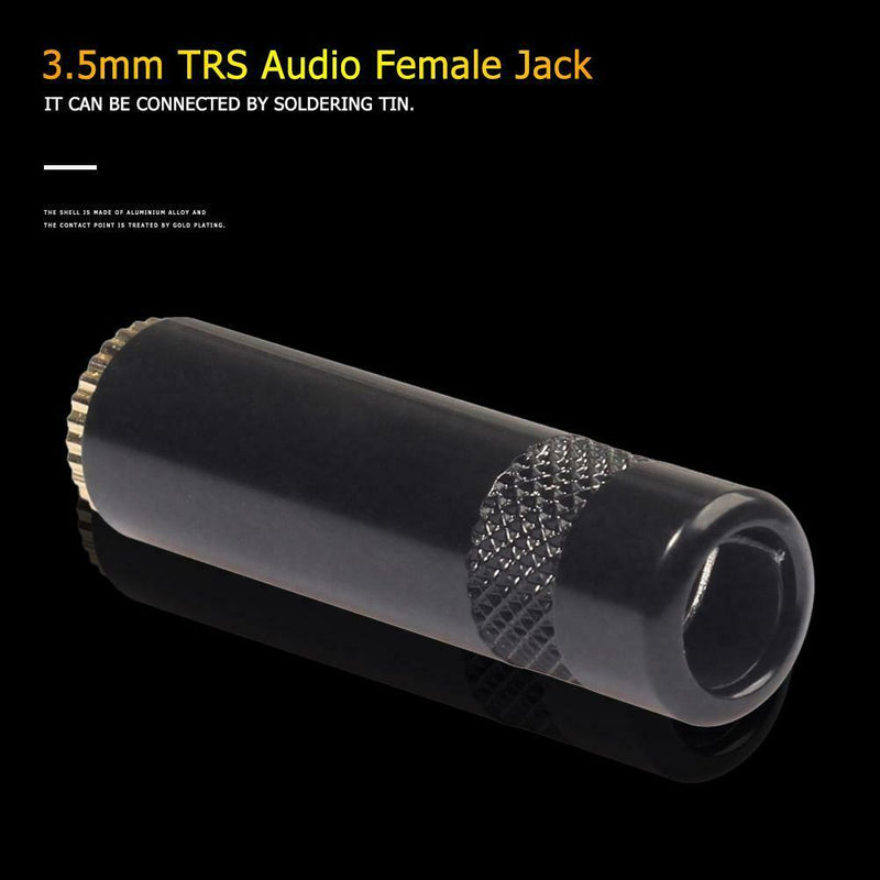 3.5mm TRS Audio Female Jack Solder Connector 3 Pole Stereo Headphone Plug K1B