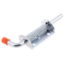Metal Lock Barrel Bolt Spring Loaded Latch 5.8INCH Long W/ Grip Heavy Duty