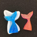 2 Pcs Silicone Fishtail Cake Mold Cupcake Candy Chocolate Cookie Baking Mold