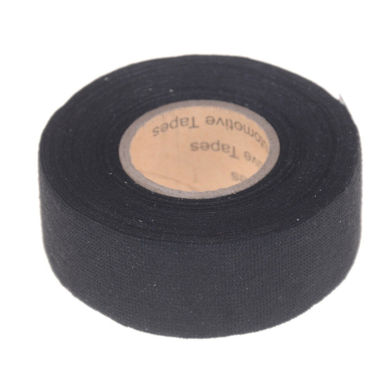 Black 32mm*12m Adhesive Cloth Fabric Tape Cable Looms Wiring Harness OZ J Gw