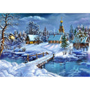 DIY diamond painting Winter snow diamond embroidery Cross Stitch mosaic decor-OZ