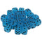 Blue Acrylic D6 Noctilucence Dices 6-Sided Point Spot Game Dice 25pcs/Pack Glow