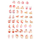 46pcs Cute strawberry dessert DIY Diary Craft Stickers Scrapbooking decorB IkTEU