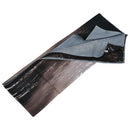 Gothic Decor Tapestry, Photo Of Dark Forest Scenery With Sunbeams And Fog V