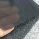 Set of 2 Iron on Non woven Interfacing Black Sewing Adhesive Cloth 30g DIY