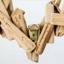 Modern Heart-shaped Driftwood Hanging Ornament Decoration Wall Decor DIY Crafts