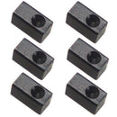 6 Pieces Guitar Tremolo Bridge Saddle Clamp Pressure Lock String Insert Met J7Y1
