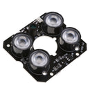 4 LED 850nm IR Infrared Illuminator Board 90 Degree For CCTV