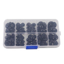 100pcs 9-15mm Round Mushroom Domed Black Plastic Safety Eyes and Nose for Bear,