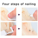 Healthy Safety Asepsis Disposable Unit Ear Studs Piercing Piercer White Q9T8