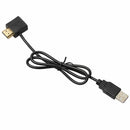 Convertor USB Male Charger Cable Splitter Adapter 50cm HDMI Male To Female N6T1
