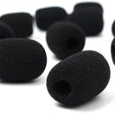 10PCS/Set Microphone Headset Grill Windscreen Sponge Foam Black Mic Cover Cap