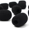 10PCS/Set Microphone Headset Grill Windscreen Sponge Foam Black Mic Cover Cap