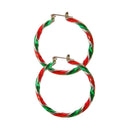 Fashion Alloy Geometric Circle Statement Hoop Earrings Party Jewelry Intriguing