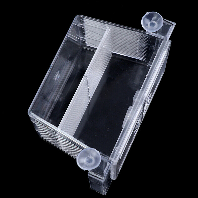 Aquarium Fish Tank Guppy Double Breeding Breeder Rearing Trap Box HatcheryJCA Gw