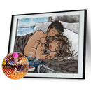 5D Full Round Girl DIY Diamond Painting Rhinestone Picture Decor (LG294)