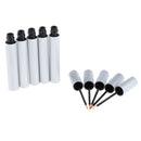 5 Pcs Ultra Fine Brush Head Empty Liquid Eye Liner Bottle Eyeliner Container