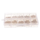 Pack of 500pcs Strong Power Fishing Hooks Barbed Hooks 3-12