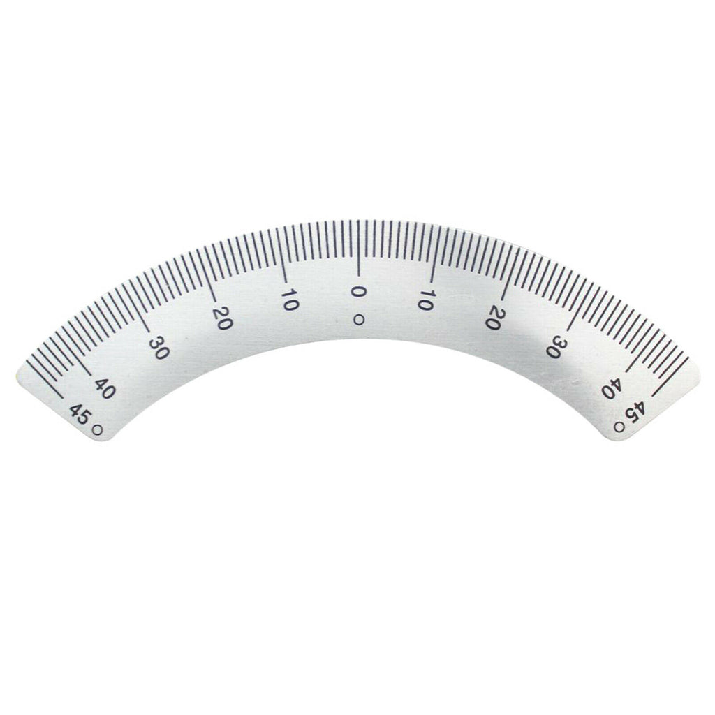 Metal Scale Ruler Aluminum Angle Plate Arc Scale Ruler Milling Machine ...