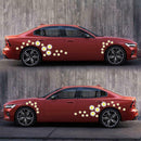 48pcs Daisy Flower Personalized PVC Car Stickers Auto Styling Body Decals